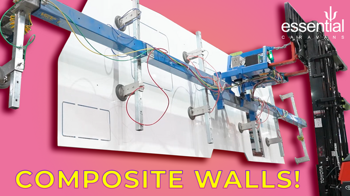 Example of Composite Walls to Highlander caravan